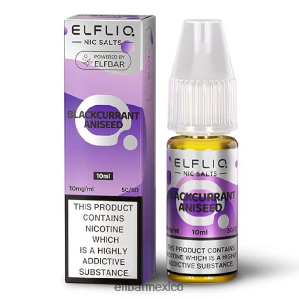 elfbar elfliq sales nic - anís de grosella negra - 10ml-10 mg/ml D00JP177