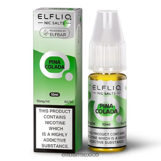 elfbar elfliq sales nic - piña colada - 10ml-10 mg/ml D00JP175