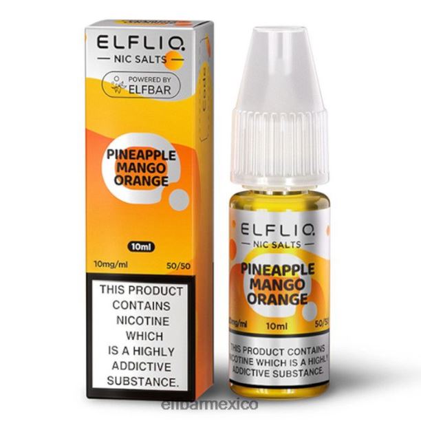 elfbar elfliq sales nic - piña mango naranja - 10ml-10 mg/ml D00JP173