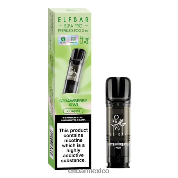 elfbar elfa pro cápsulas precargadas - 20 mg - paquete de 2 D00JP80 kiwi fresa