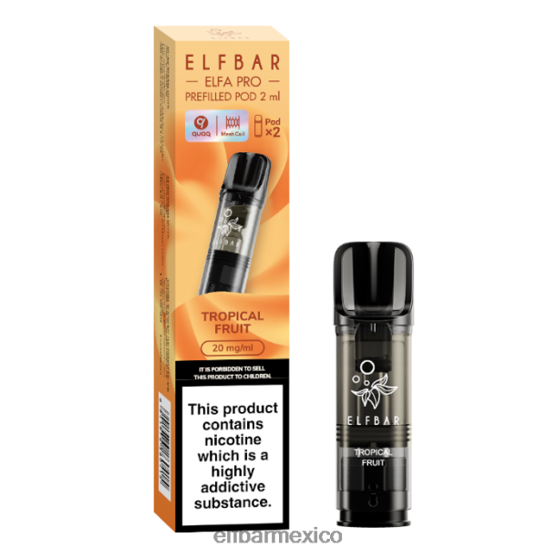 elfbar elfa pro cápsulas precargadas - 20 mg - paquete de 2 D00JP88 fruta tropical