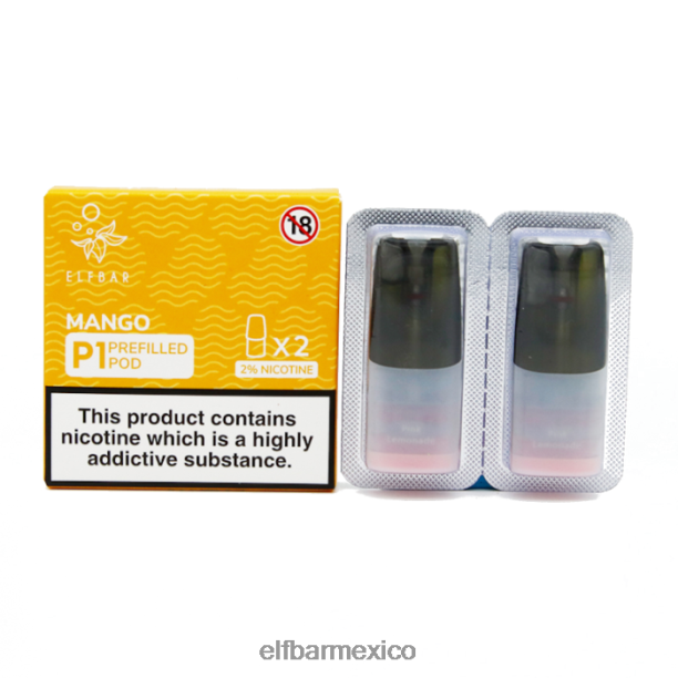elfbar mate 500 p1 cápsulas precargadas - 20 mg (paquete de 2) D00JP146 fresa
