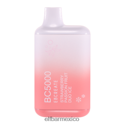 ELFBAR fresa maracuyá dúo hielo bc5000 consumidor - 50 mg - individual TJ80TR28