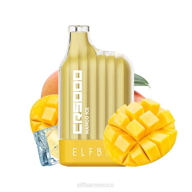 Serie de hielo vape cr5000 desechable de mejor sabor hielo de mango ELFBAR B0ZZ22
